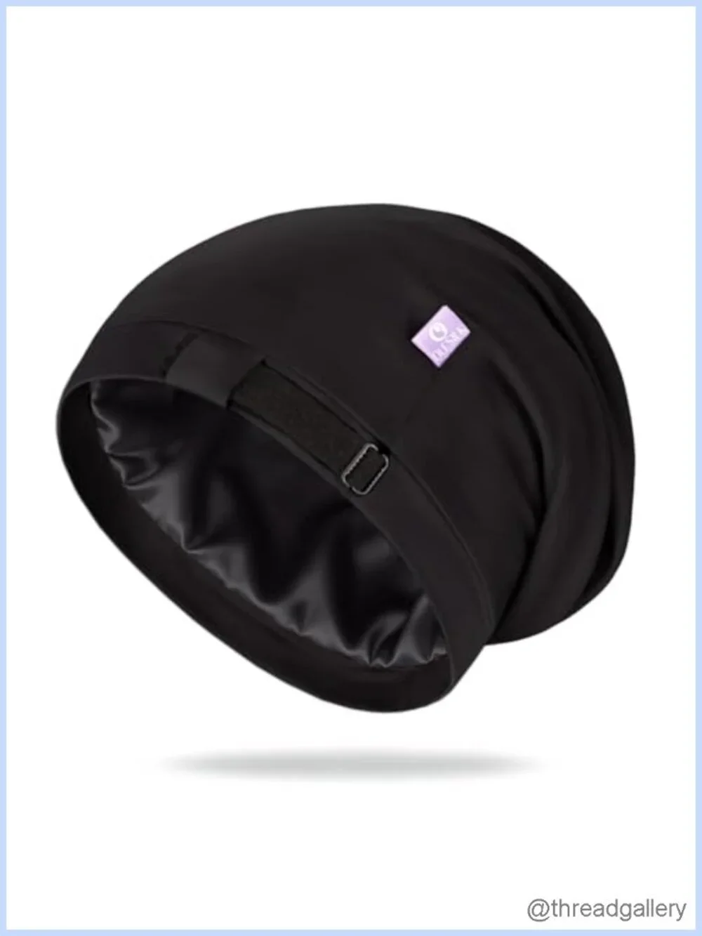 100% Mulberry Silk Bonnet for Sleeping, Adjustable Hair Bonnet